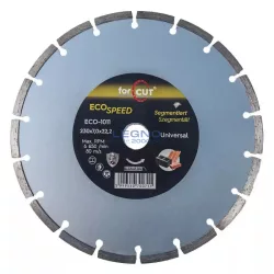 Vágókorong gyémánt 230X2,6X7,5X16X22.2 ECO Fogazott 